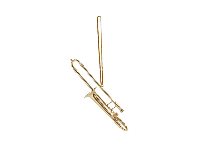 Miniature Trombone Realisitc Musical Instrument Ornament