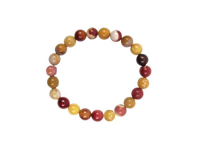4mm Natural Mookaite Gemstone Bead Chakra Bracelet Jasper Reiki Stone Holistic Jewelry