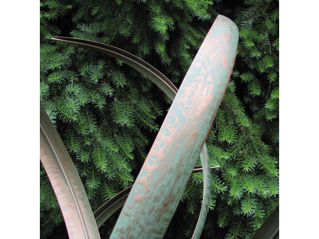 Treasure Gurus Double Blade Kinetic Wind Spinner Huge Garden Yard Art Rustic Lawn Decor