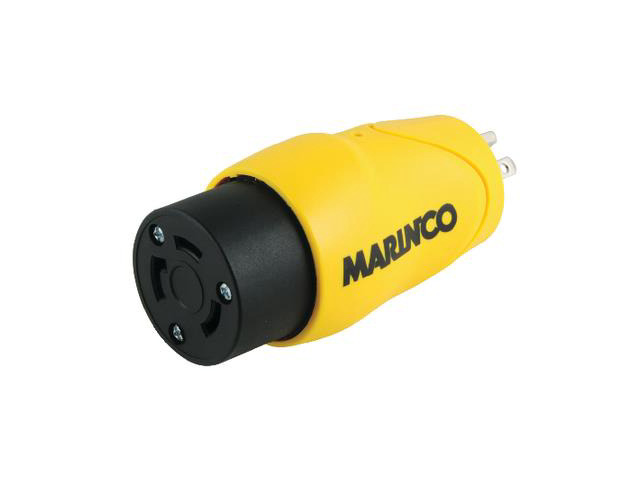 MARINCO STRAIGHT ADAPTER 15AMP STRAIGHT MALE TO 30 AMP S15-30