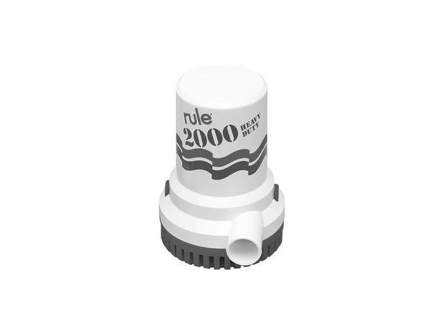 RULE 2000 GPH NON AUTOMATIC BILGE PUMP W/ 6' LEADS UL