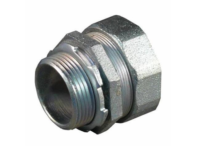 Emerson 4QS300 - Steel City - 3' Straight Steel Non-Insulated Liquid Tight Connector