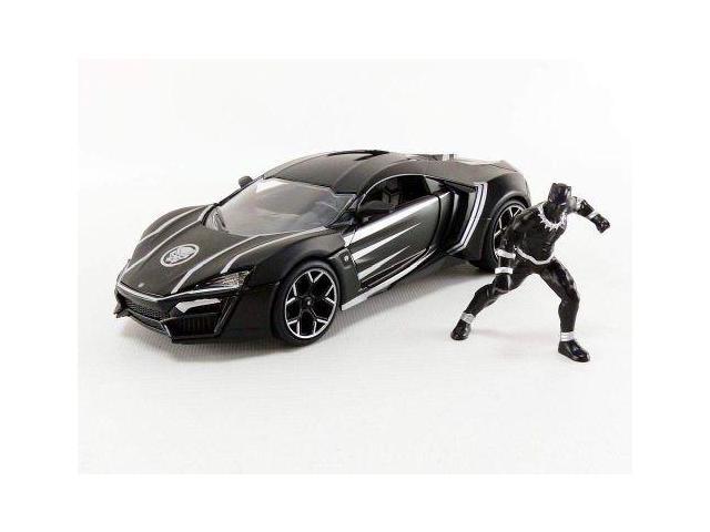 Black Panther And Lykan Hypersport Die Cast Car