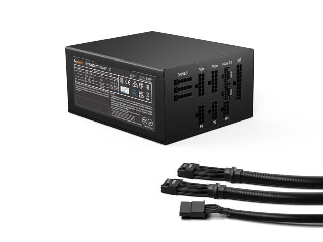 be quiet! Straight Power 12 1500W ATX 3.0 Power Supply 80+ Platinum Efficiency PCIe 5.0 Fully Modular Japanese 105°C Capacitors 10 Years...