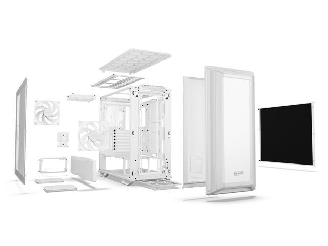 be quiet! BGW59 Dark Base 701 Mid Tower PC Case Mesh Front Airflow Optimized 3 Pre-Installed Silent Wings 4 Fans ARGB Lighting with...