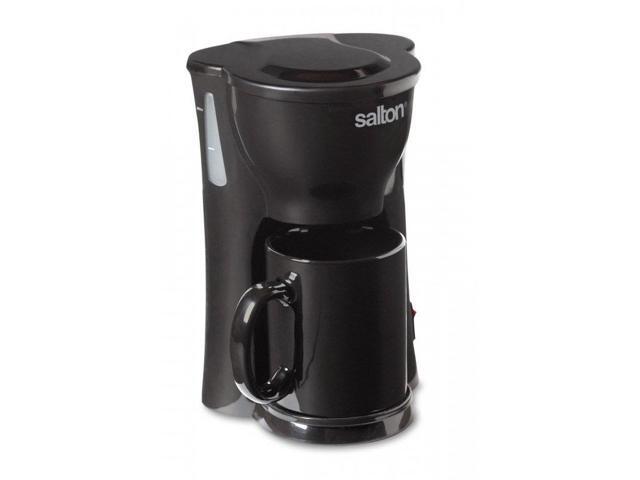 Salton 1-Cup Black Space Saving Coffee Maker FC1205