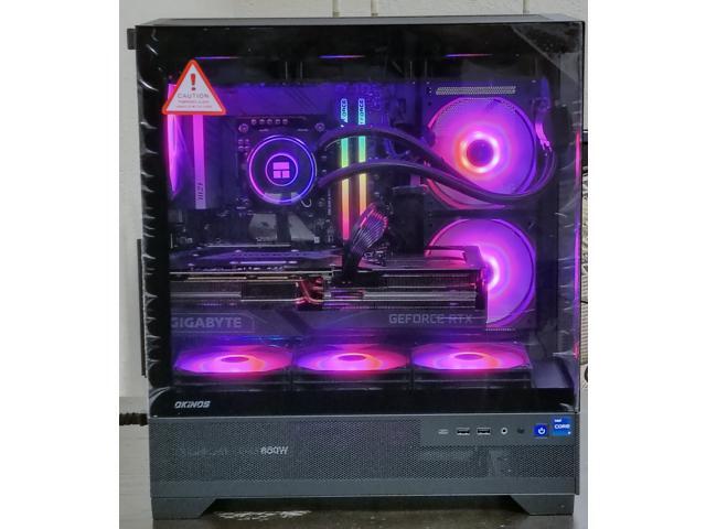 Custom PRC ShadowGlass Special Edition Gaming Desktop PC AMD Ryzen 7 7700X 4.5GHz 8-Core 32GB DDR5-6000 RAM NVIDIA GeForce RTX 4080 16GB GDDR6X 2TB...