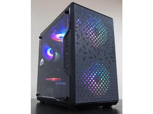 Custom PRC PrismCore Special Edition Gaming Desktop PC AMD Ryzen 5 3600 3.60GHz 6-Core 16GB DDR4 RAM AMD Radeon RX 6600 8GB GDDR6 1TB NVMe SSD...
