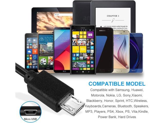 Dericam 5V 1A Micro USB Wall Charger, Android Charger Cable, 5 Volt 1000mA AC to DC Power Adapter for Charging of Android Smartphone/Kindle Fire,...