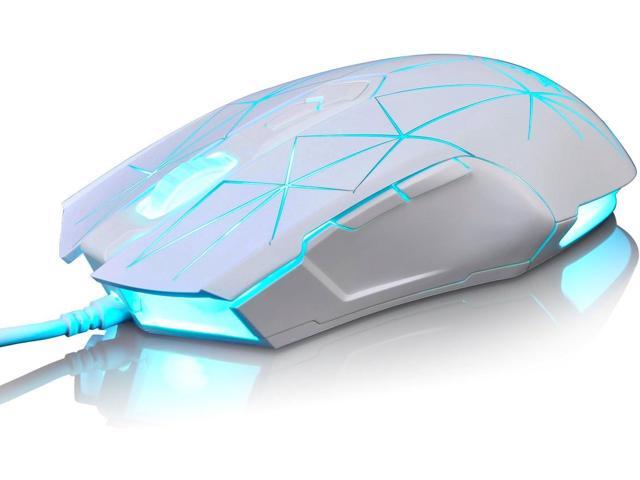 FIRSTBLOOD ONLY GAME. AJ52 Watcher RGB Gaming Mouse, Programmable 7 Buttons, Ergonomic LED Backlit USB Gamer Mice Computer Laptop PC, for Windows...