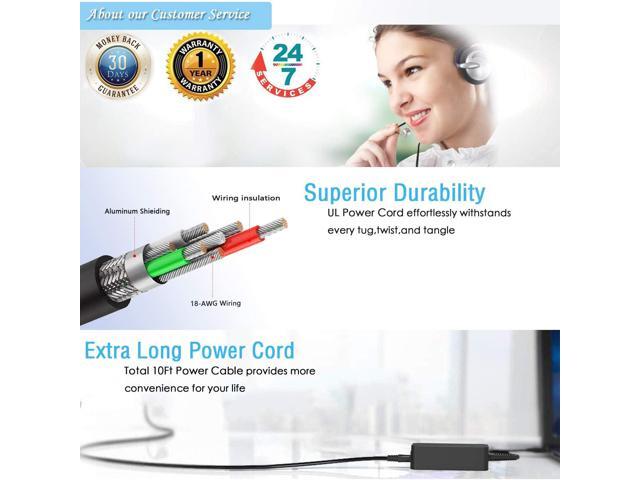 AC Charger Fit for Samsung Notebook NP530E5M NP500R5L NP740U3M NP740U3L NP740U5M NP740U5L NP740U3M-K01US NP740U3L-L02US NP740U3L-L03US...
