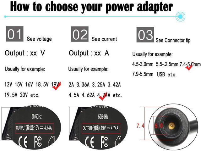 TSKYBEAR 90W AC Adapter Laptop Charger Compatible with Hp Elitebook 8460p 8470p 8440p 8560p 8760p 8460w 8470w 8570w Probook 4430s 4440s 4520s 4530s...