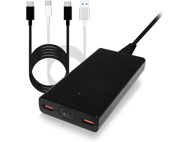 BatPower P120B High Power Delivery Slim 120W USB-C Laptop Charger Compatible with Surface Book 3 2 Pro X Laptop PD USB C Power Supply Notebook...