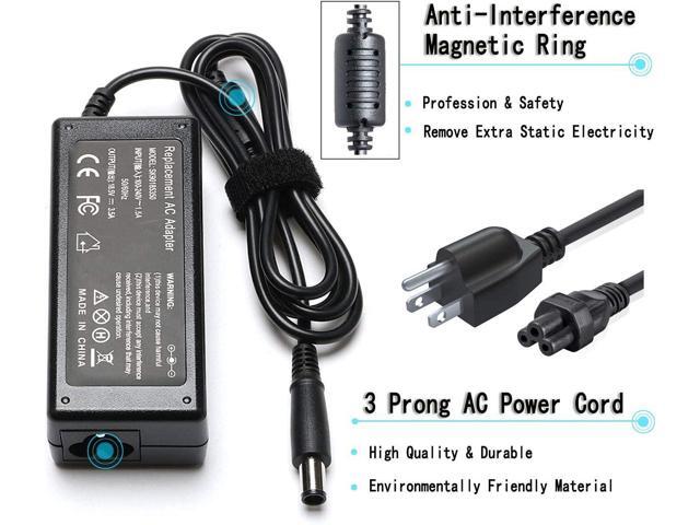 65W AC Adaptor Laptop Charger for HP ProBook 4540s 4440s 4530s 4430s 4520s 6570b 6560b 6470b 6550b EliteBook 8460p 8440p 8470p 2540p 8570p 8560p HP...