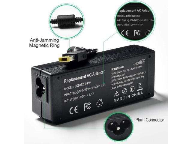 Ac Adapter ThinkPad Charger for Lenovo ThinkPad L440 L450 L460 L470 G500 G500s G505s G510 T431s T440 T440p T440s fits P/N 0B46994 ADLX65NCC3A...