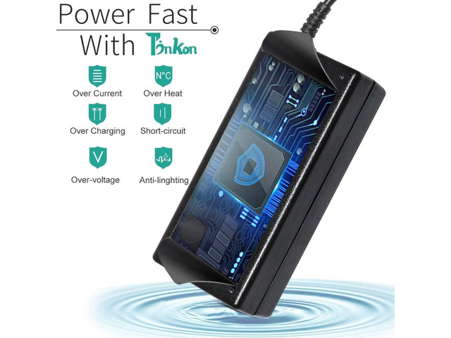 65W Laptop Adapter Charger for HP Pavilion G6 G7 N193 G72 G71 G70 DV7 DV6 DV5 DV4 2000 G60 G61 G62 DM4; Presario CQ57 CQ56 CQ60; Elitebook Folio...