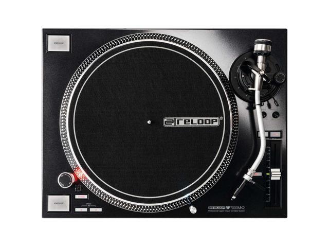 Reloop RP-7000 MK2 (Black) Turntable, Harmony Case Bundle