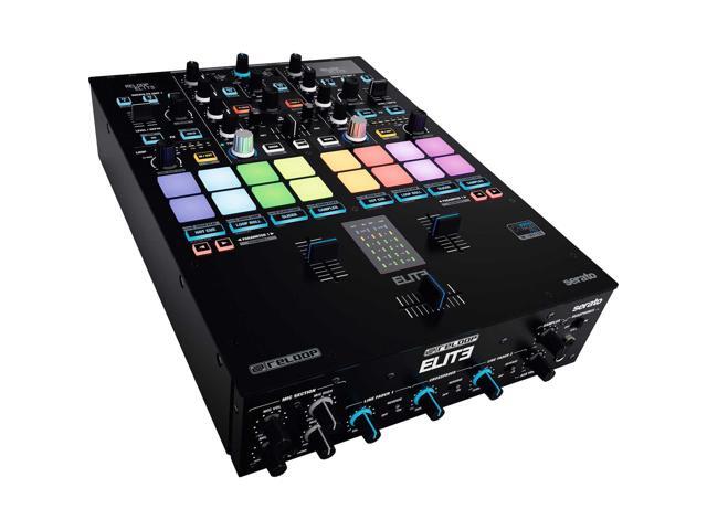 Reloop Elite Mixer + V-MODA Crossfade LP2 Special Edition (Matte Black) + Laptop Stand + Microphone and Cables.
