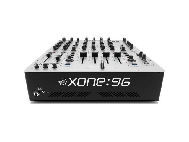 Allen & Heath XONE:96 Professional 6-Channel Analog DJ Mixer + ProX XS-M12LT Large Format 12' DJ Mixer Case with Laptop Shelf + V-MODA Crossfade...
