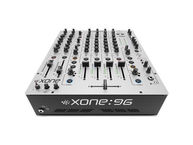Allen & Heath XONE:96 Professional 6-Channel Analog DJ Mixer + ProX XS-M12LT Large Format 12' DJ Mixer Case with Laptop Shelf + V-MODA Crossfade...