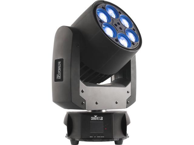 (2) CHAUVET DJ Intimidator Trio LED Moving Head, Moving Head Flight Case, (2) DMX Cables, (2) Clamps Bundle