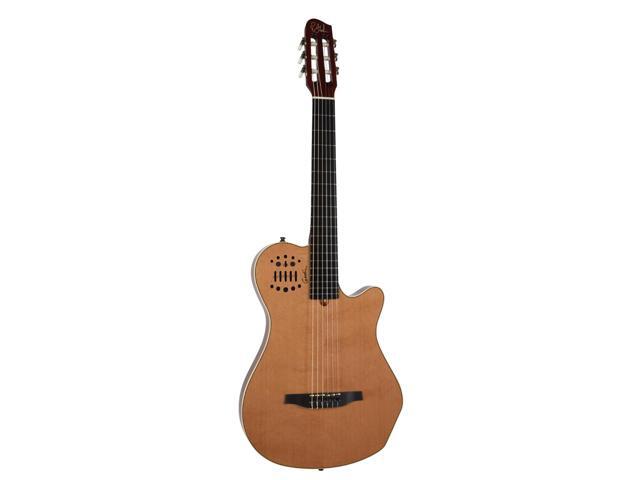 Godin Multiac Grand Concert SA Natural HG (012817) - Godin VBGAC Gig Bag - Godin v1091 Hardshell Case