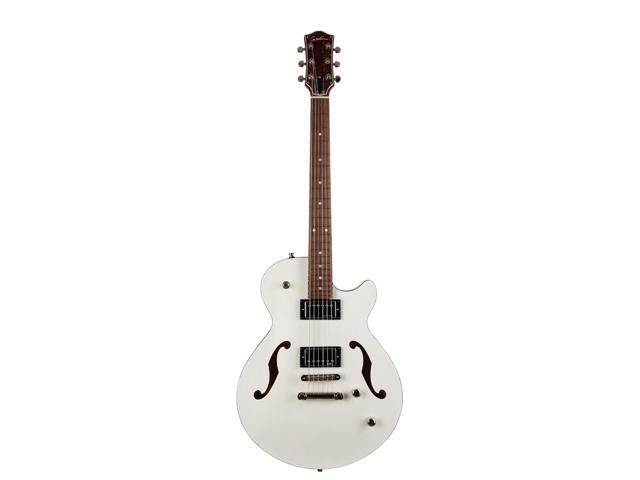 Godin (050222) Montreal Premiere HT - Trans White, Gator GC-ELECTRIC-A Deluxe ABS, ErnieBall Cable Bundle