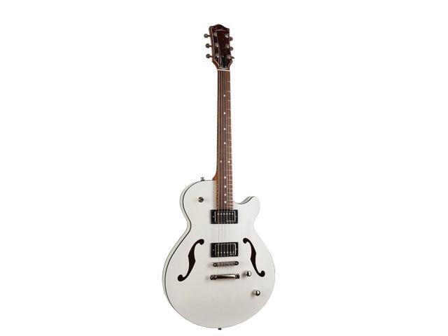 Godin (050222) Montreal Premiere HT - Trans White, Gator GC-ELECTRIC-A Deluxe ABS, ErnieBall Cable Bundle