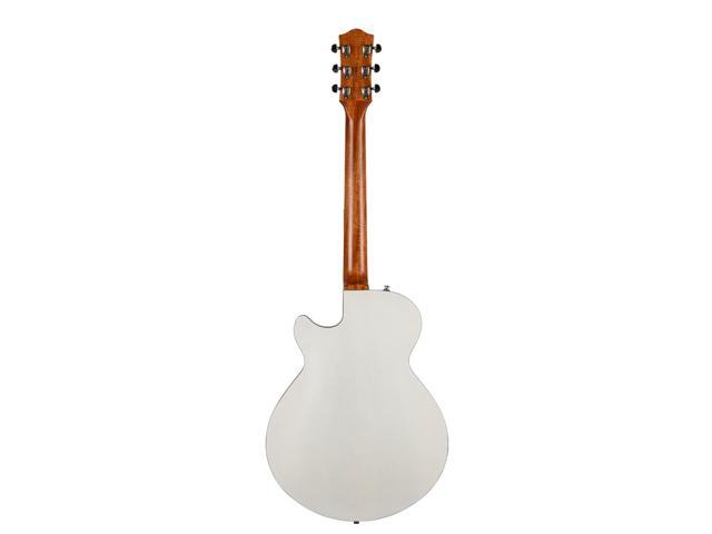 Godin (050222) Montreal Premiere HT - Trans White, Gator GC-ELECTRIC-A Deluxe ABS, ErnieBall Cable Bundle
