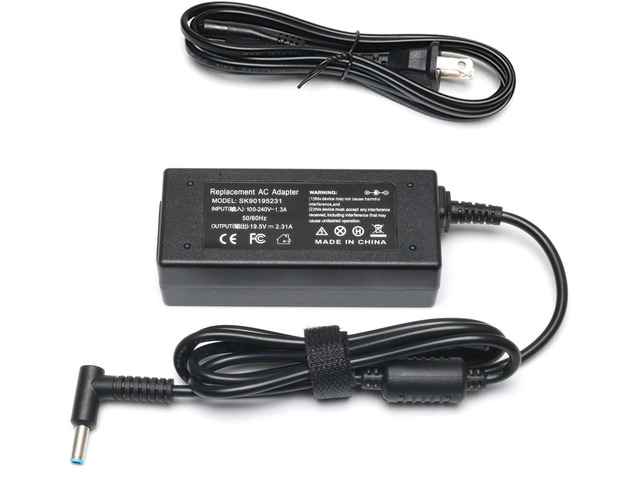 19.5V 2.31A 45W Ac Adapter/Laptop Charger/Power Supply for HP 14-ax010nr 14-ax030wm 14-ax020nr 15-ba009dx 15-ba078dx 15-ba079dx P/N740015-002...