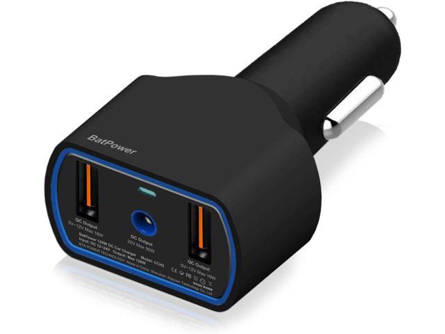 BatPower 120W DC CAR Charger for HP Laptop Car Charger Vehicle Charger DC 12v-24v Auto Adapter