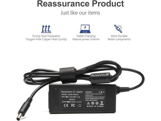 Laptop Charger 45W for Dell Inspiron 15 3000 5000 7000 5555 5558 5559 3552 7558 7595 11 3000 13 5000 7000 7378 7352 7348 14 3000 5000 17 5000 7000...