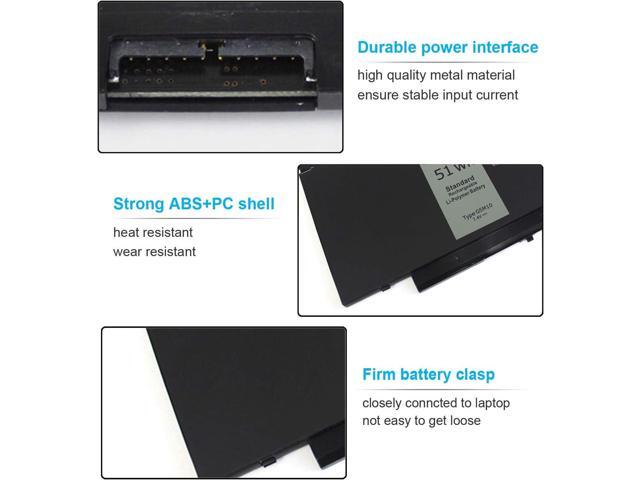 7.4V 51Wh Type G5M10 Laptop Battery Compatible with Dell Latitude E5450 E5550 E5250 15.6 inch 8V5GX R9XM9 WYJC2 1KY05 080-854-0066 0WYJC2 451-BBLN...