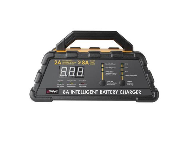 Wagan Tech 7406 6-Stage Intelligent Battery Charger (8 Amps, For 6-Volt and 12-Volt Batteries)