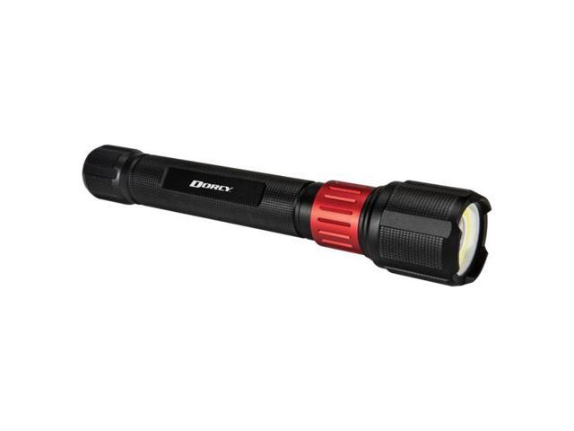 dorcy 41-4328 2,000-lumen usb rechargeable flashlight with powerbank, black
