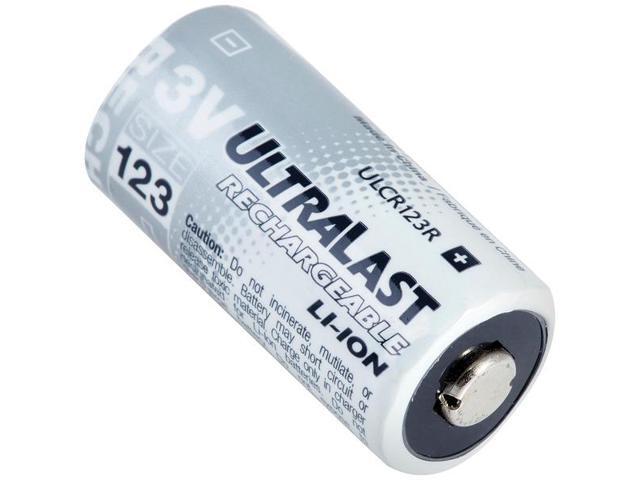 CR123 Rechargeable 3-Volt Li-Ion Battery - Single Pack