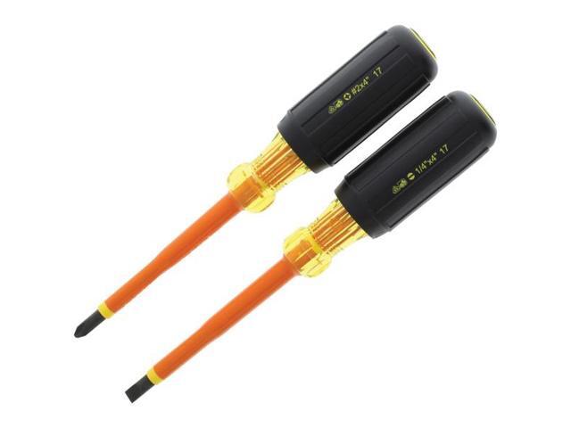 IDEAL 35-9305 Insulated Screwdriver Set,Slotted/Phillips,2 pcs