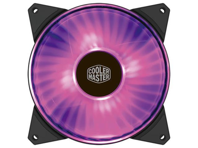 MasterFan MF140R RGB (PWM) with Hybrid-Design Fan Blade, Speed Profiles, Jam Protection, and Customizable Color Options by Cooler Master