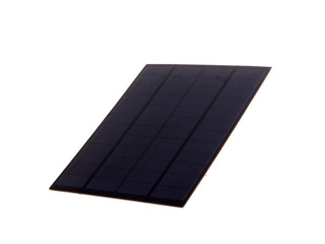 5.5W 12V 430mA Solar Panel Epoxy Coated Monocrystalline Sunpower Solar Cell