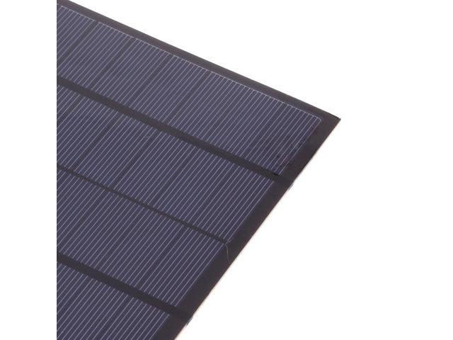 5.5W 12V 430mA Solar Panel Epoxy Coated Monocrystalline Sunpower Solar Cell