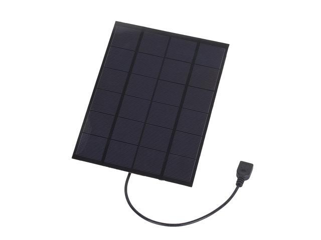 5.5W 5V 860mA Portable Solar Panel Smartphone Charger USB Output Power Bank