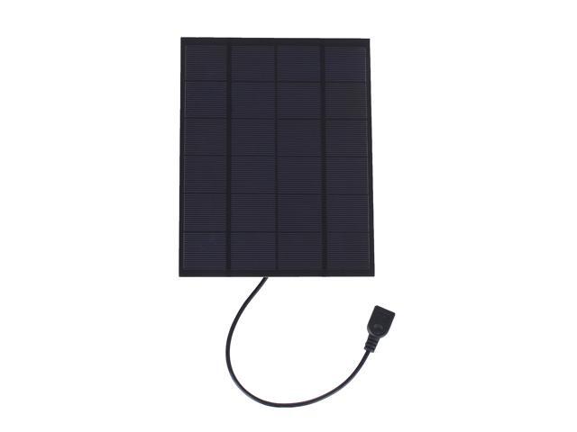 5.5W 5V 860mA Portable Solar Panel Smartphone Charger USB Output Power Bank