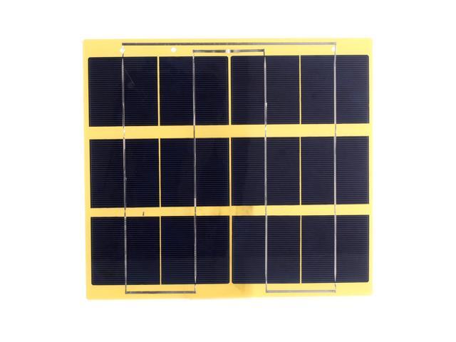 6W 5V 830mA Sunpower Solar Panel Glass Fiber Module Charger Solar Cell