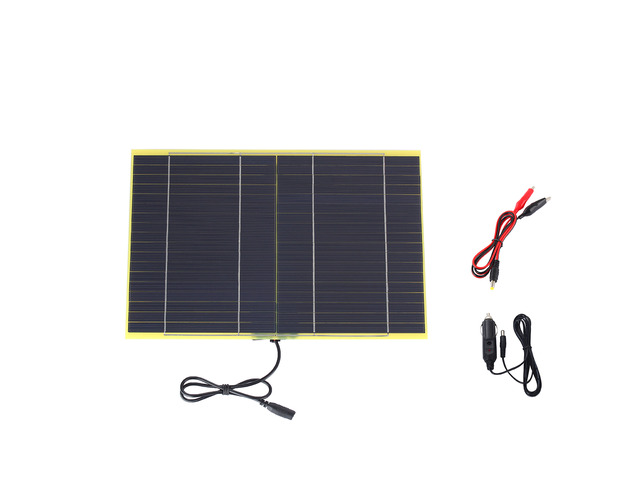 10W 18V 550mA Portable Solar Cell Solar Panel For 12V Car Boat Battery Charger