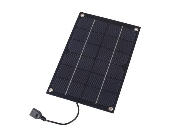 6W 5V 1.2A Portable Solar Panel Battery CellPhone Pad USB Power Bank Charger