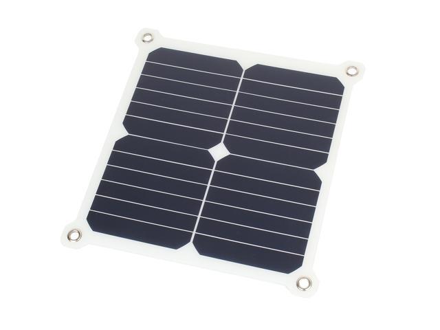 11W 5V 2A Portable Solar Panel Cellphone Charger Powerbank Double USB Output