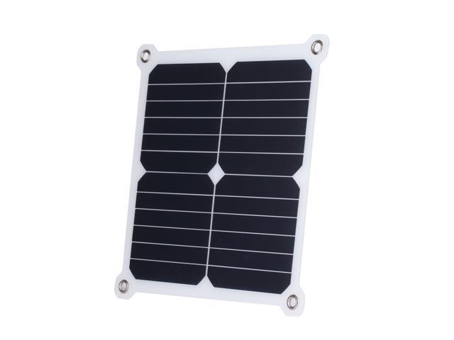 11W 5V 2A Portable Solar Panel Cellphone Charger Powerbank Double USB Output