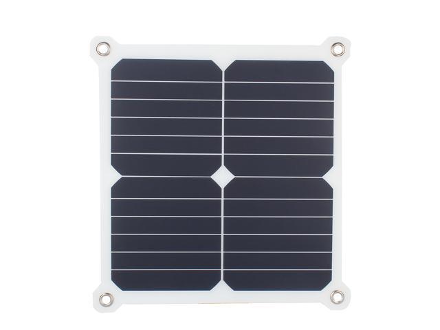 11W 5V 2A Portable Solar Panel Cellphone Charger Powerbank Double USB Output