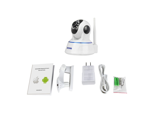 Escam QF002 HD 720P Wireless IP Network Camera Day Night Vision P2P WIFI Indoor Infrared Security Surveillance CCTV Mini Dome Camera
