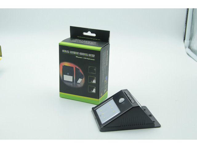 LED Solar Lamp PIR Human Motion Sensor Light Outdoor Path Wall Security Lamp